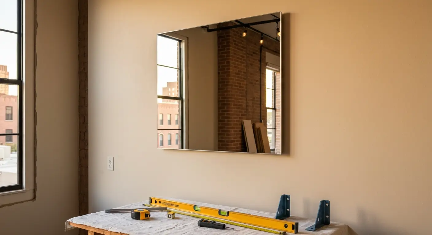 Custom mirror installation