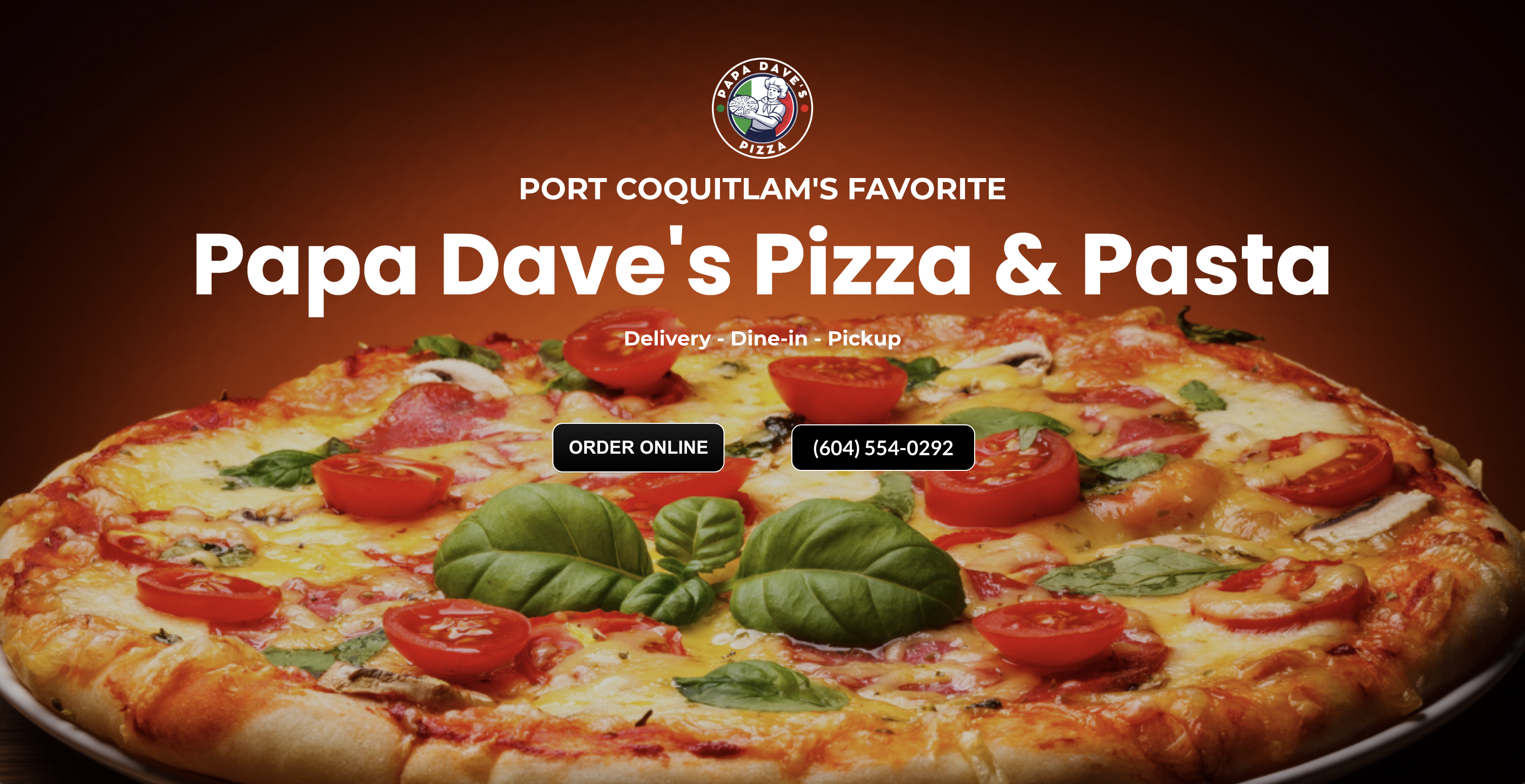 Restaurant website developer in Langley, Canada