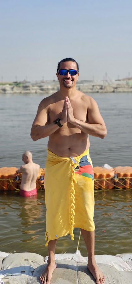 Neil in India - spiritual practice