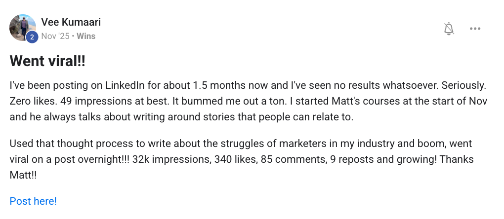 Your Next Post social proof 15