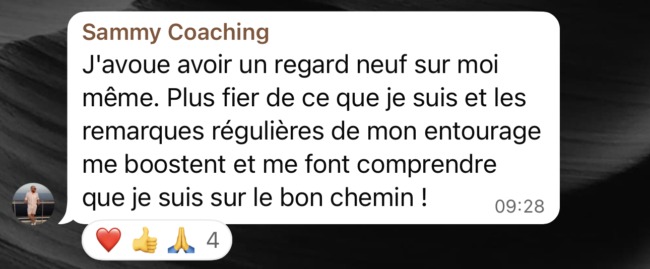 Témoignage : un regard neuf sur moi-même, plus fier de ce que je suis