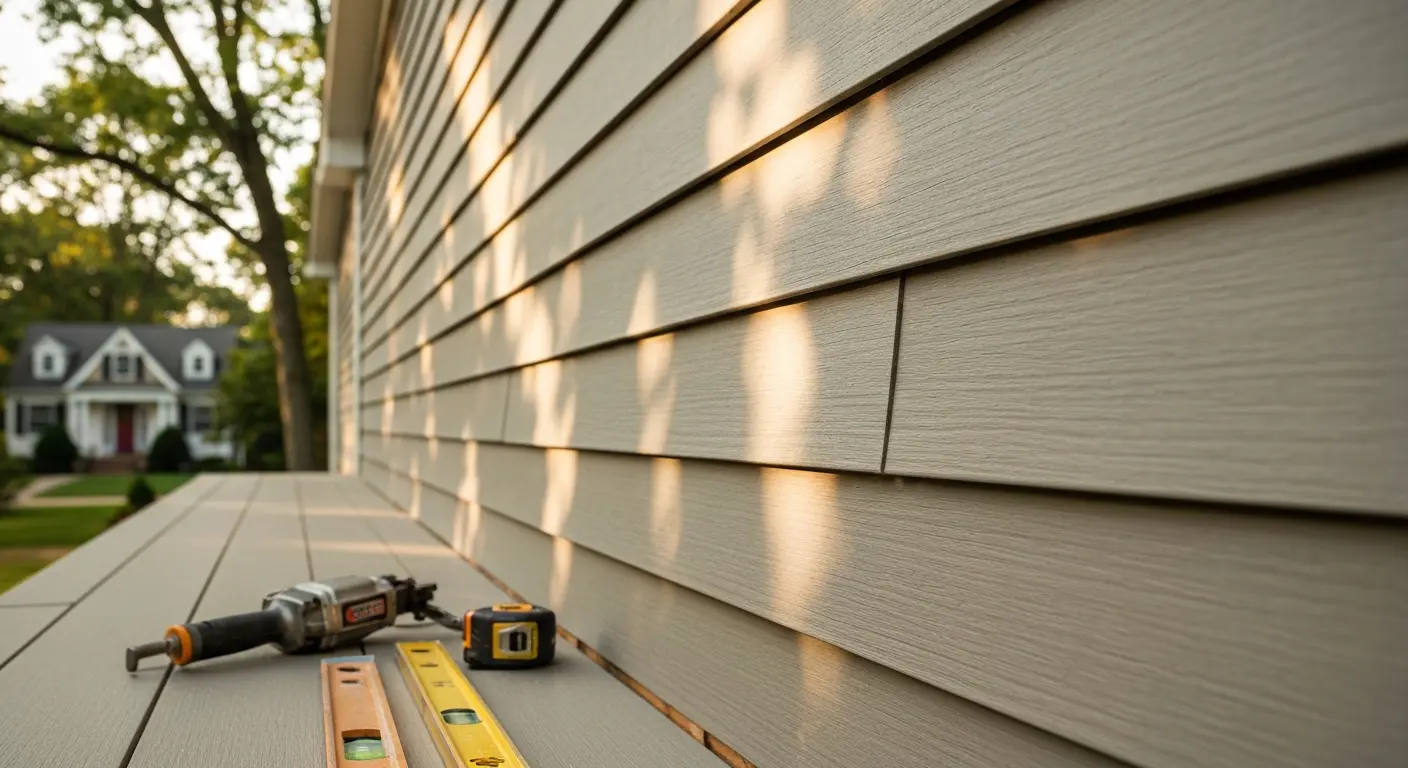 Fiber cement siding repair