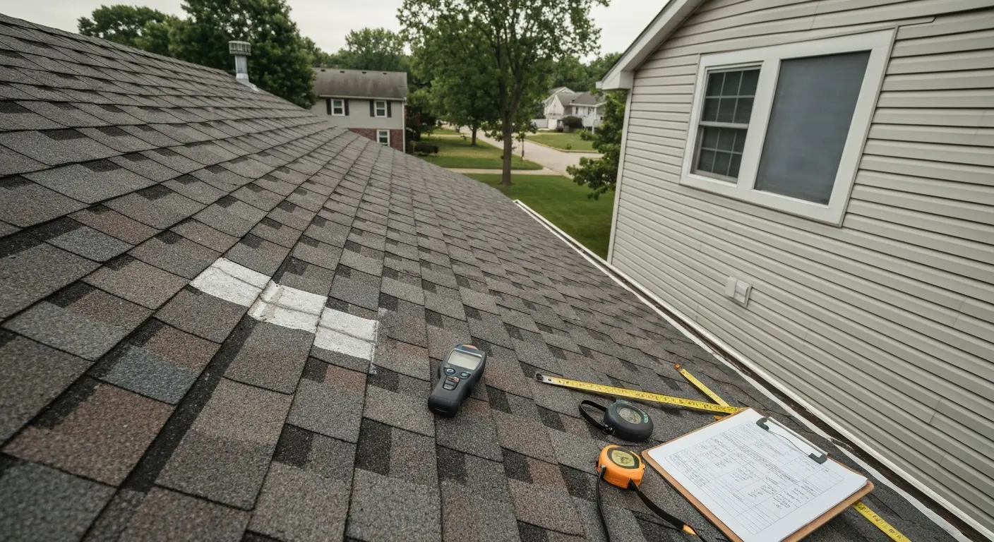 Roof and siding inspection