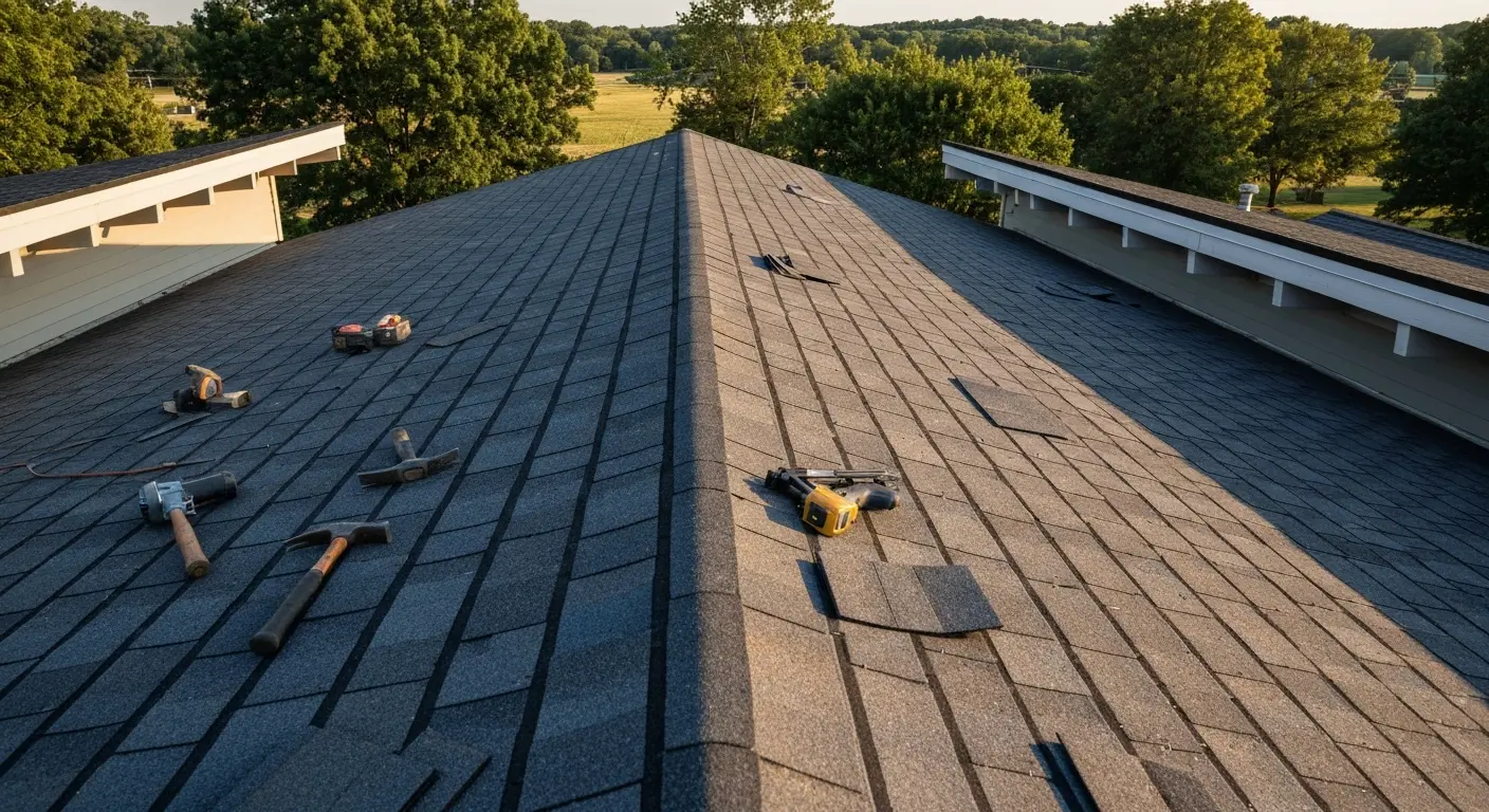 Residential roof repair