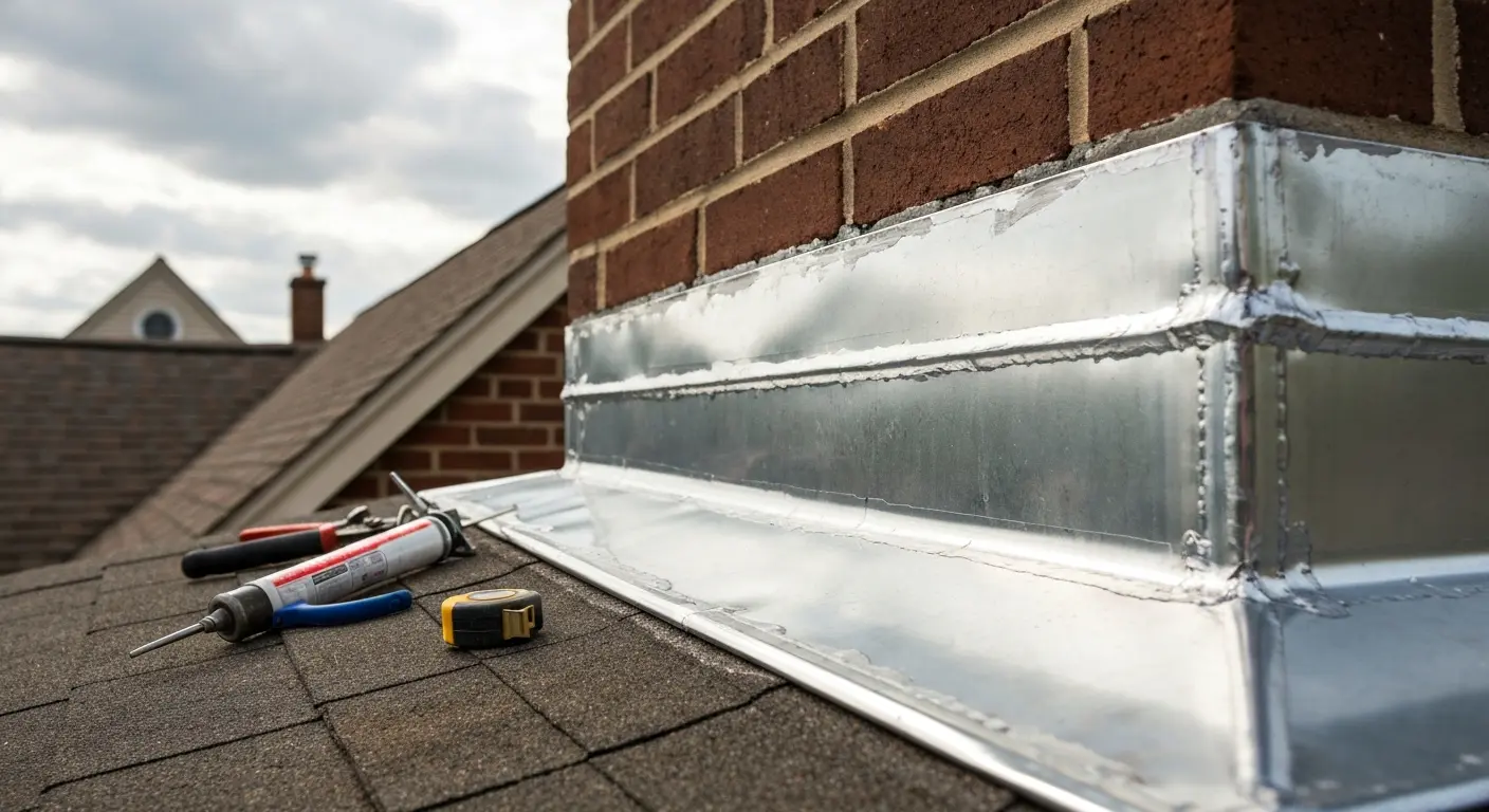 Flashing repair work