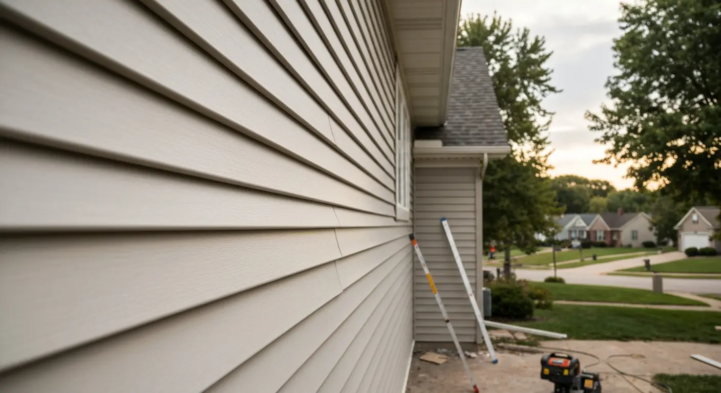 Vinyl and fiber cement siding options