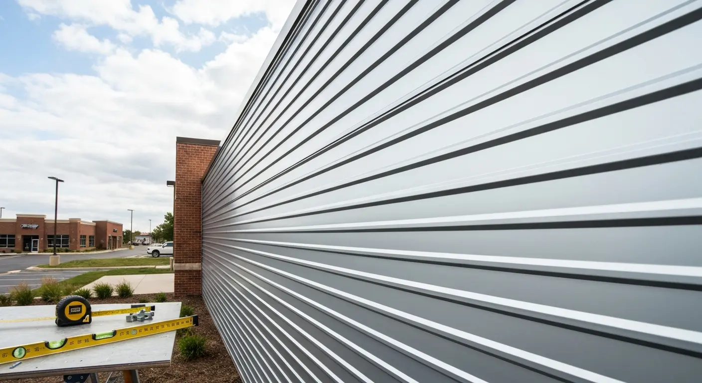 Commercial siding project