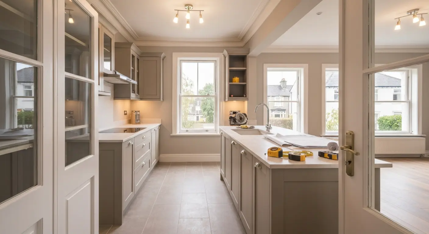 Interior remodeling project