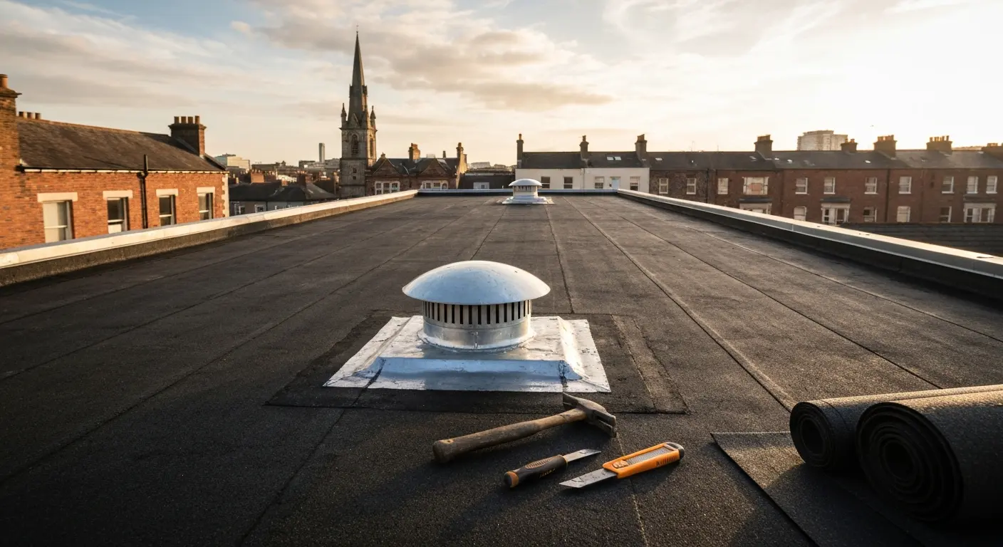 Commercial roof repair in Dublin