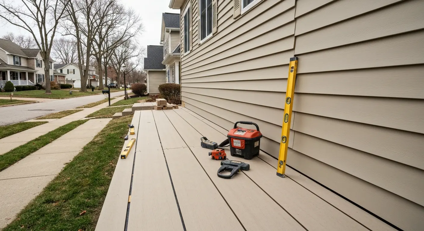 Fiber cement siding installation