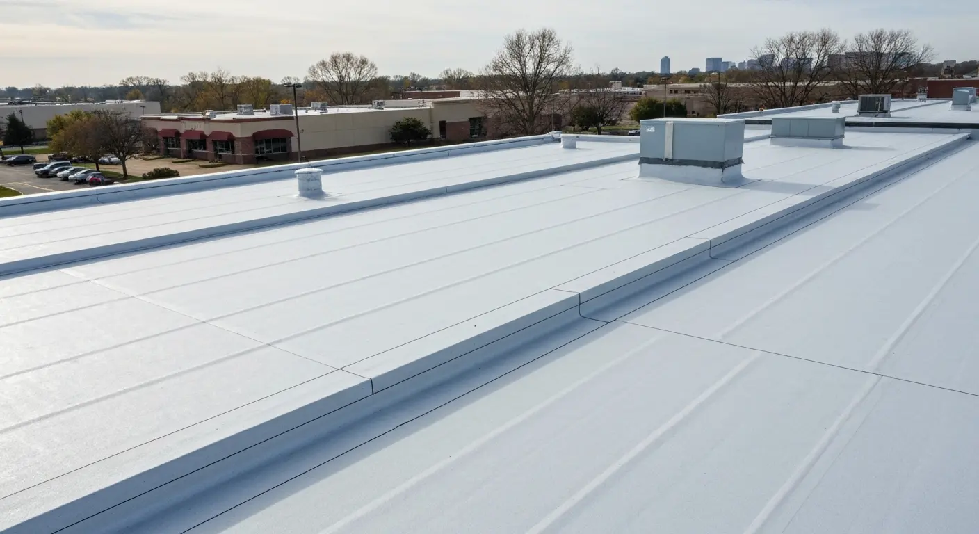 Commercial roof membrane system