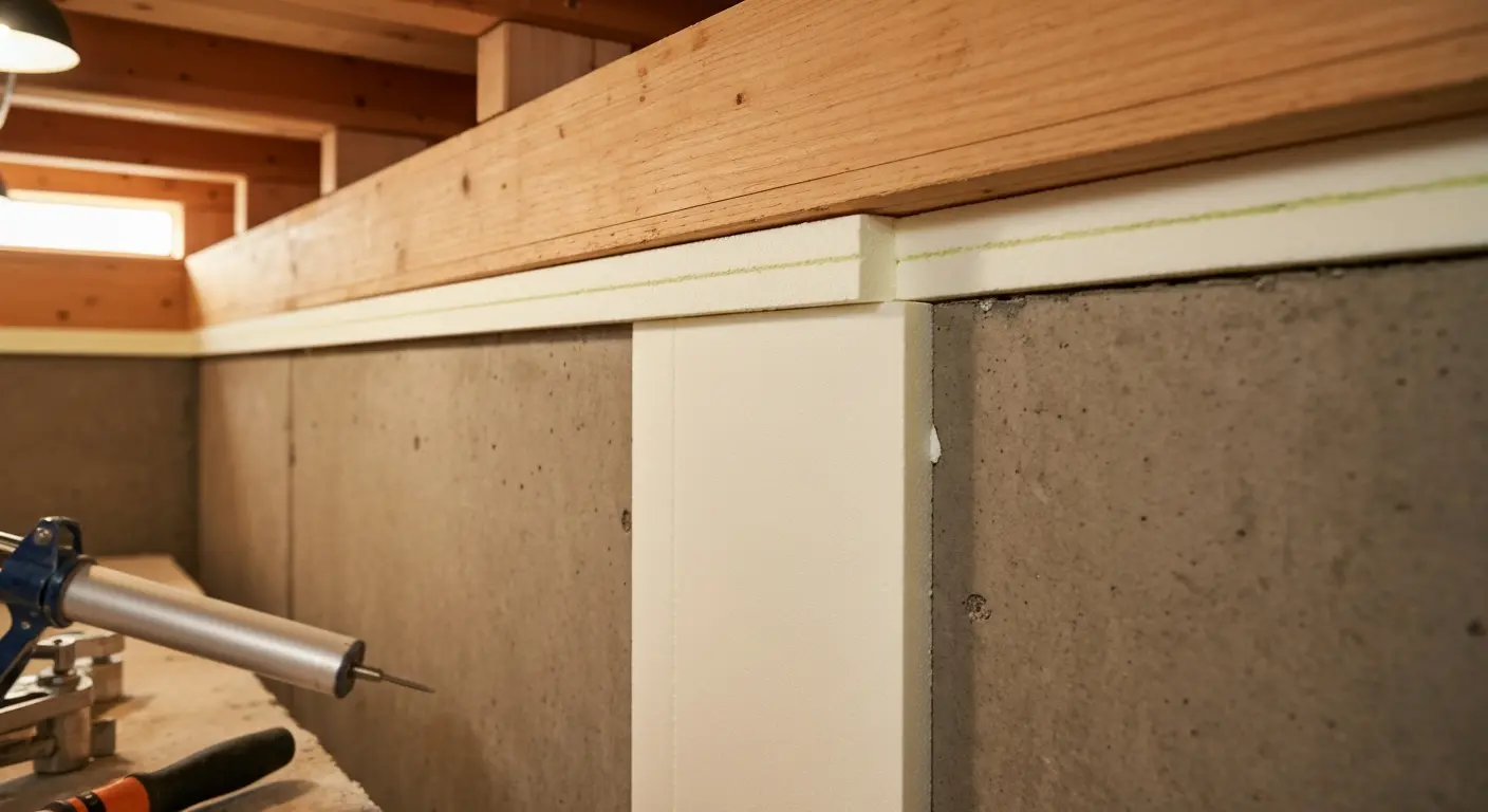 Basement insulation project