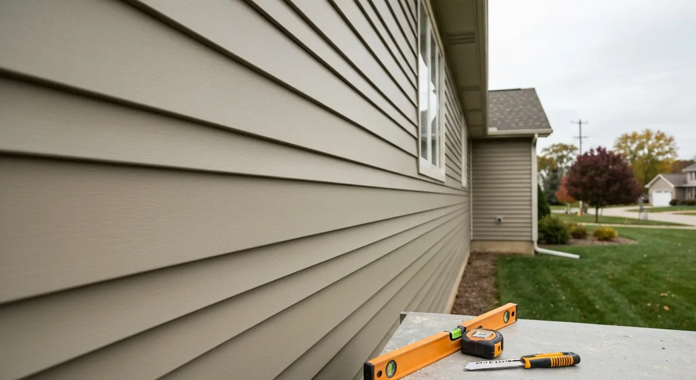 Residential siding installation