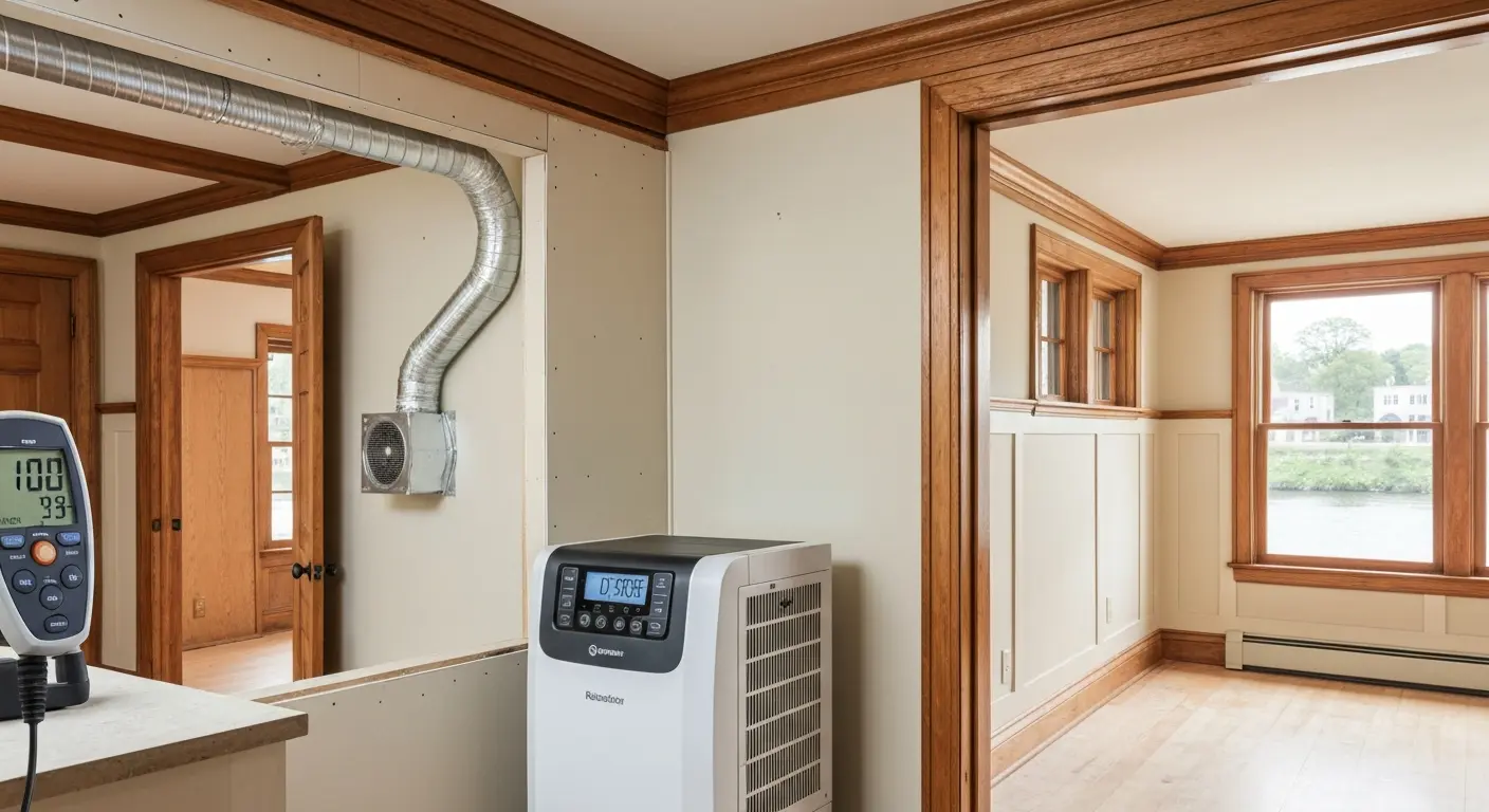 Moisture roof growth