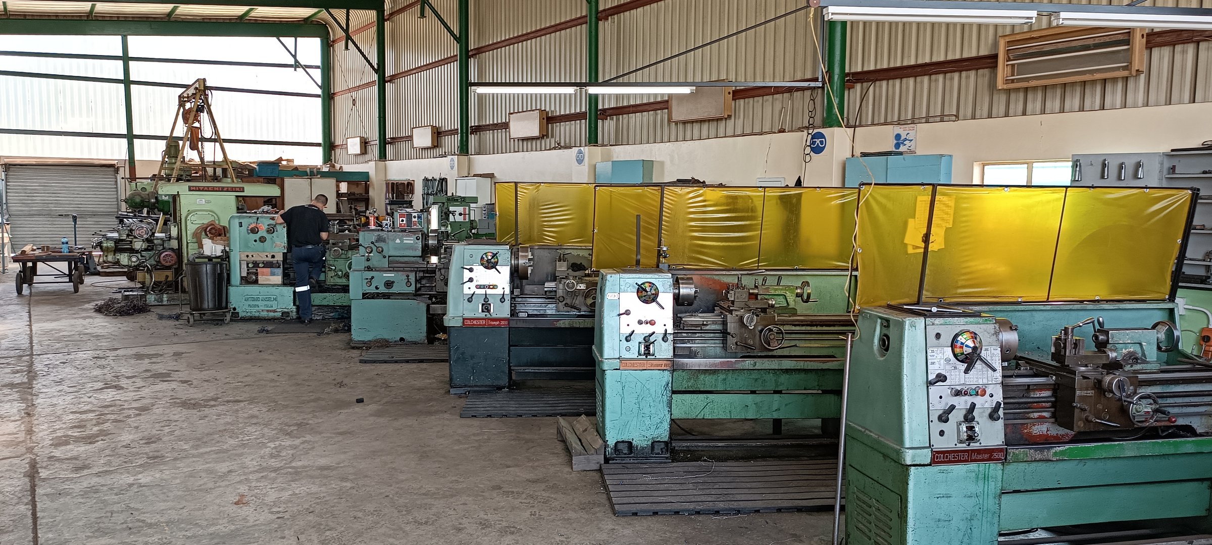 Industrial machining workshop at Jedore Engineering
