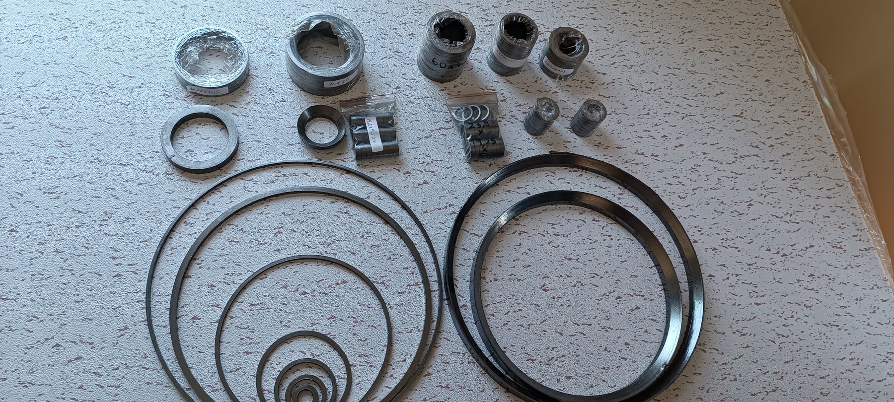 Preformed graphite seals and gland packing at Jedore Engineering (3)
