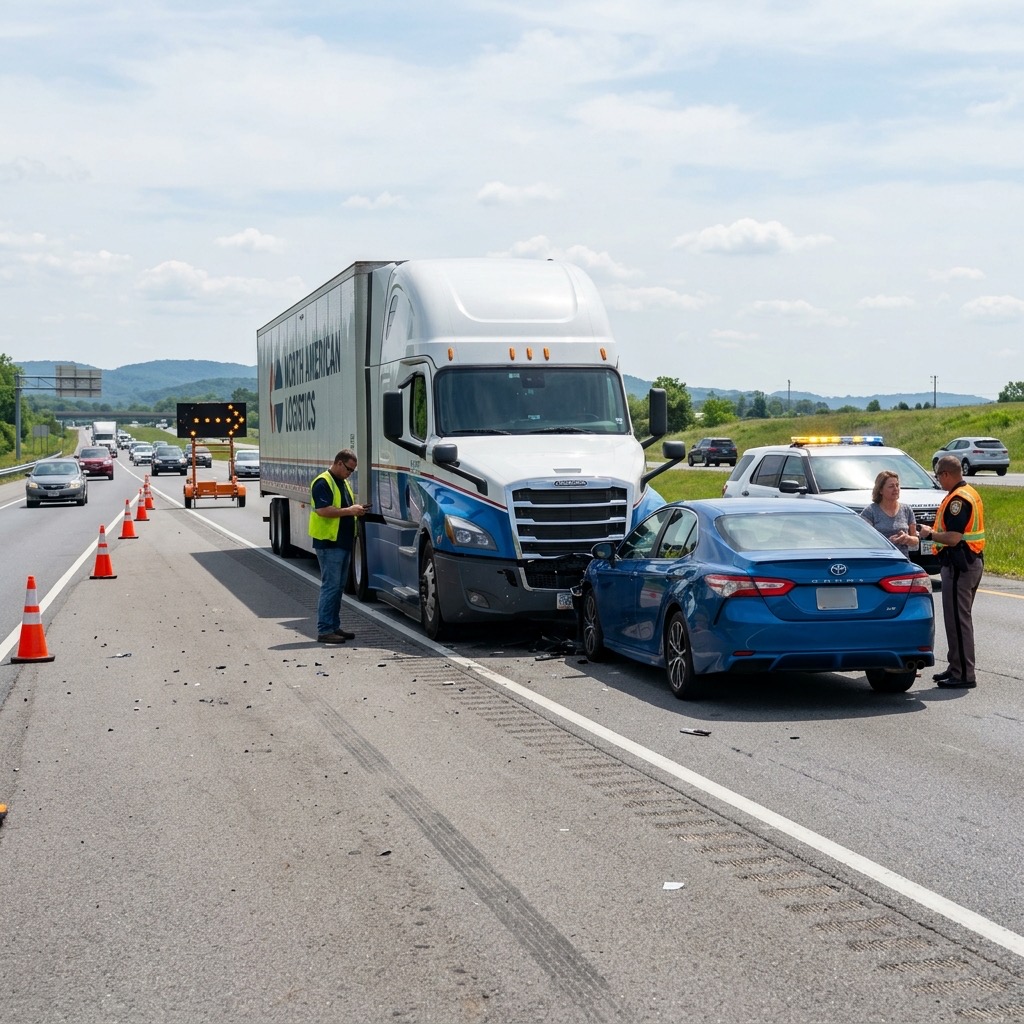 Truck accident