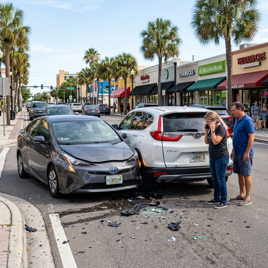Rideshare accident