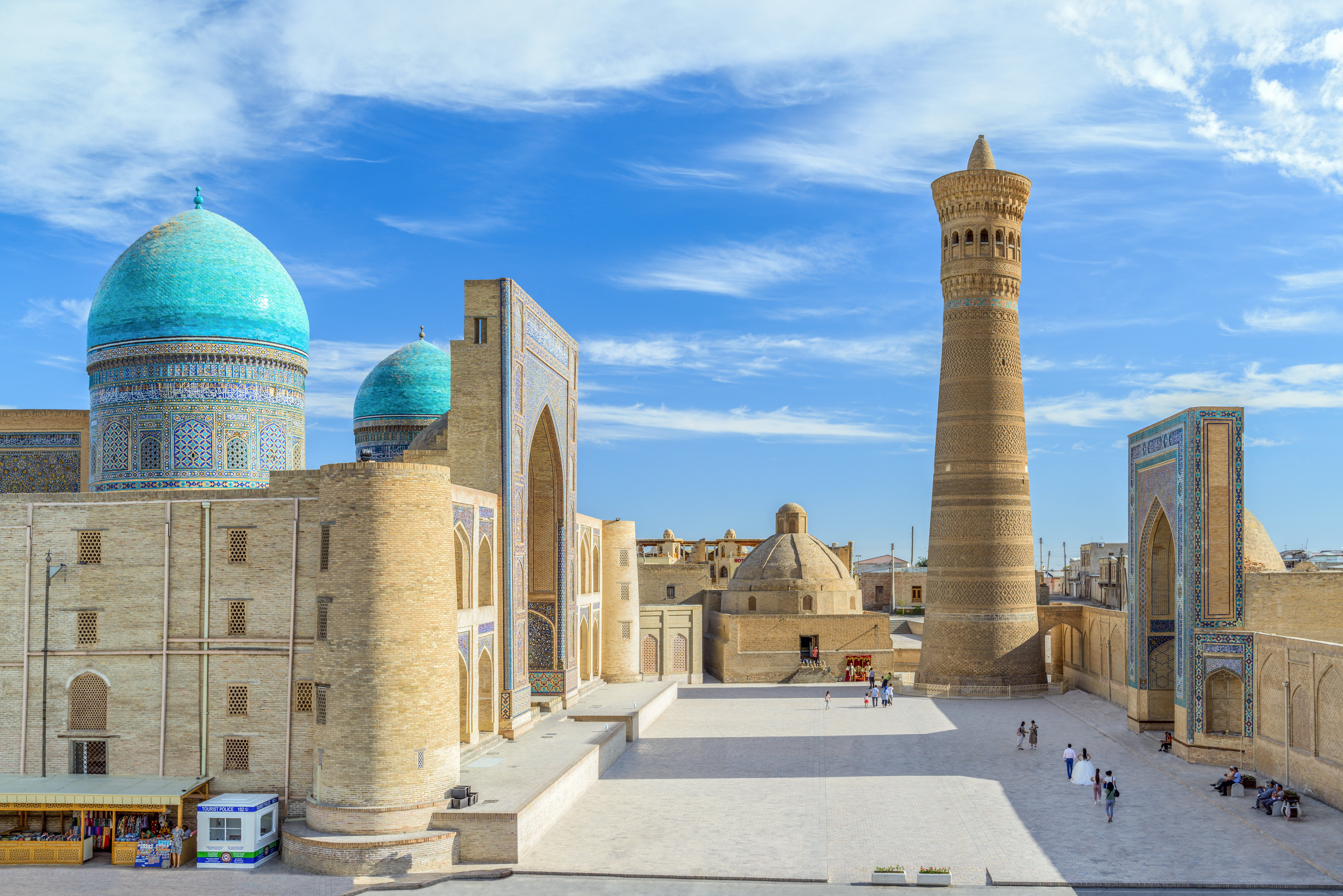 Madrasas y minaretes del centro histórico de Bujará