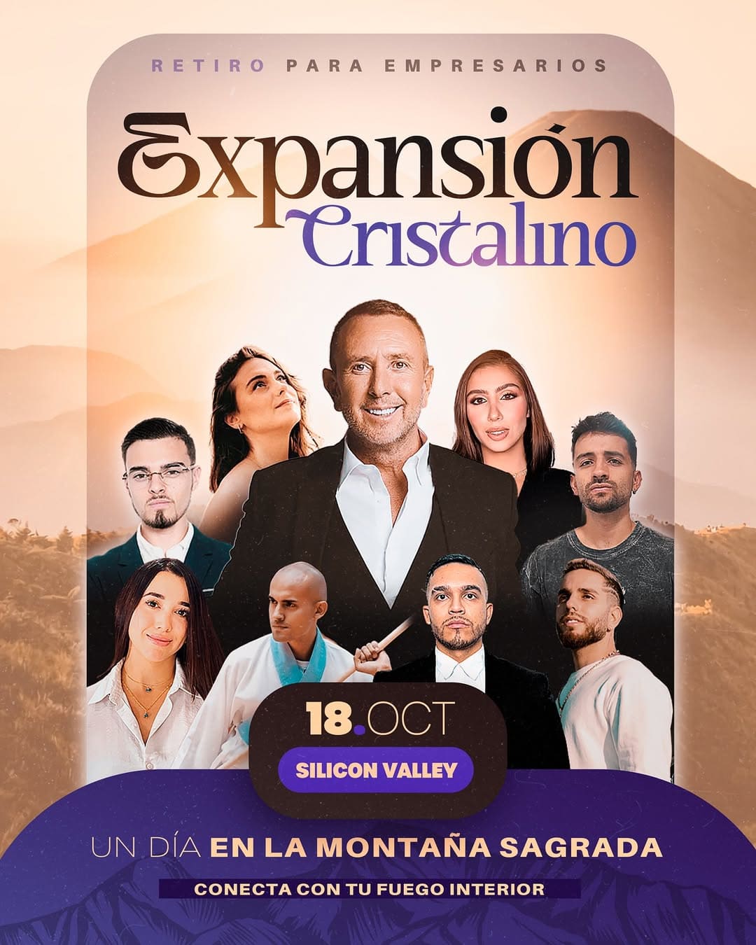 Cartel del evento Expansión en Silicon Valley