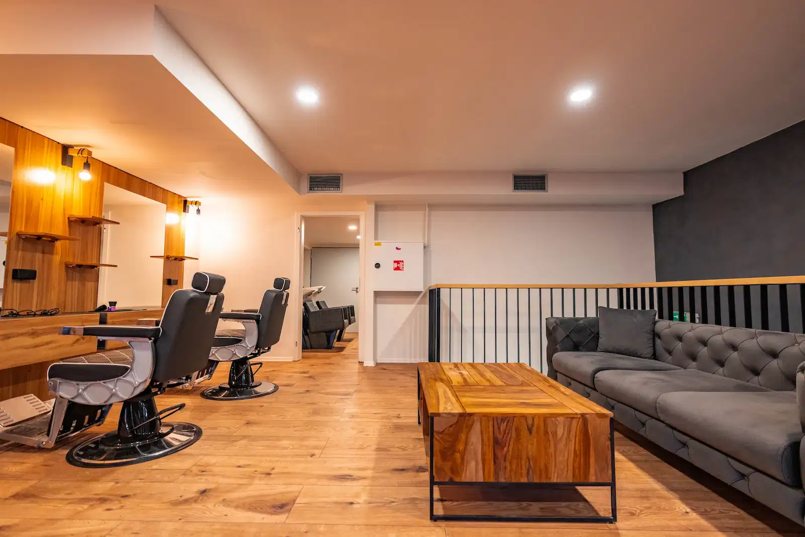 Interiér Navi Barbershop