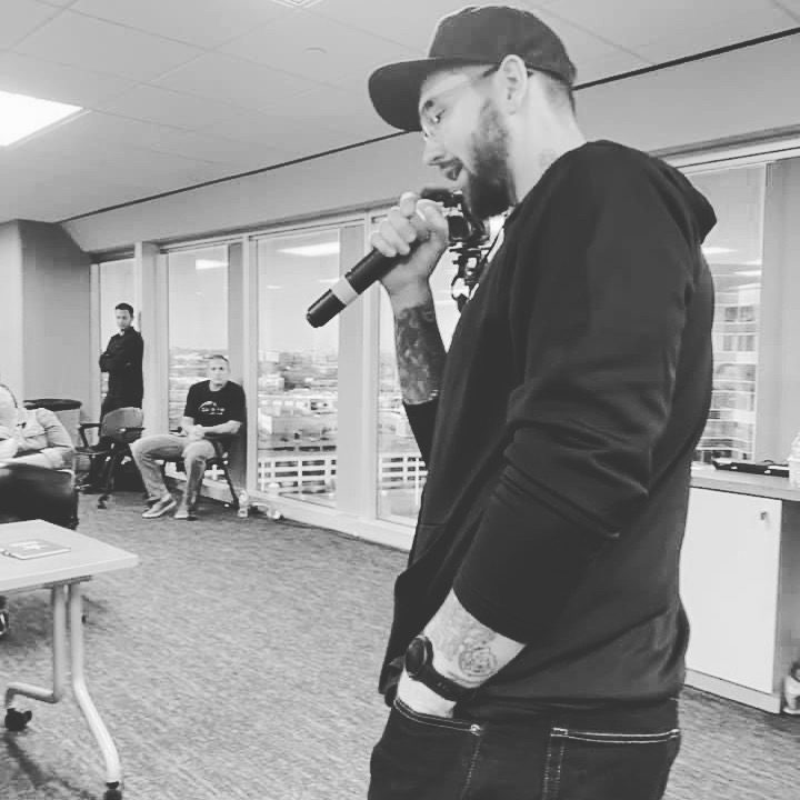 Drewbie Wilson training a sales team