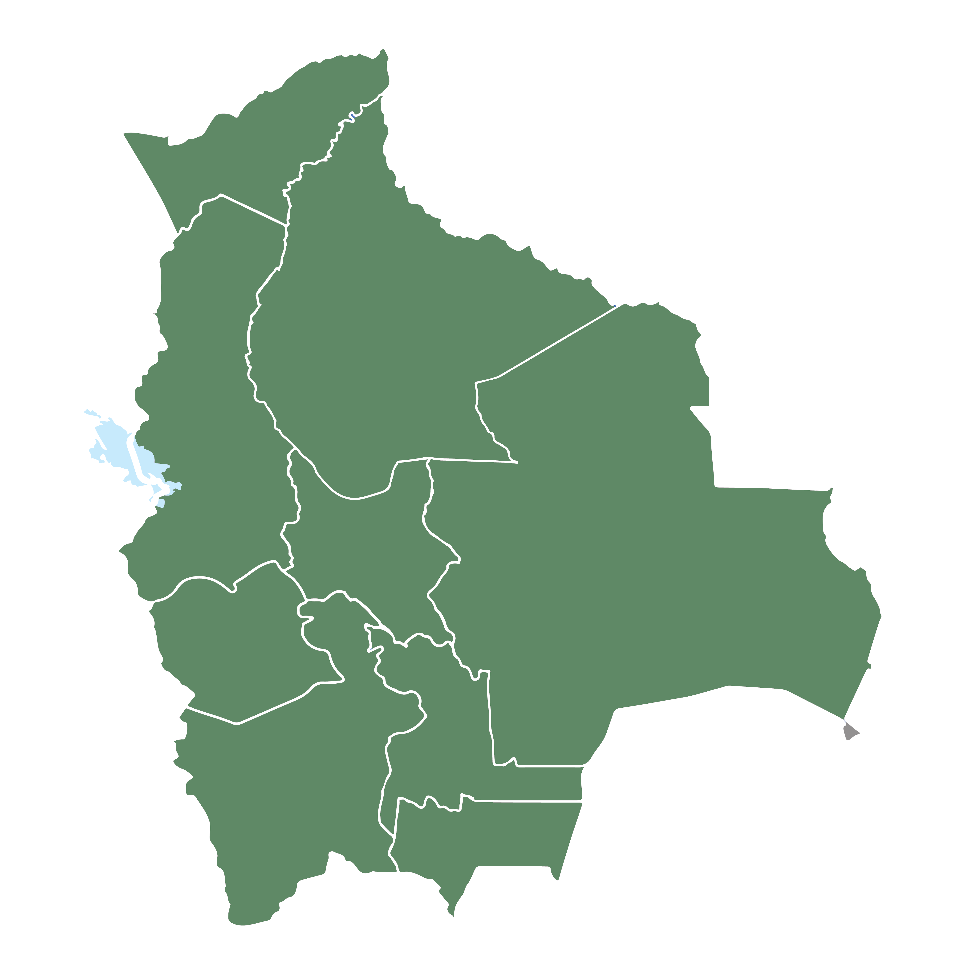 Mapa de Bolivia