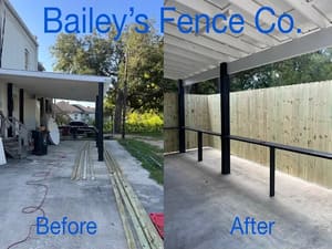 Privacy Fence in Hammond