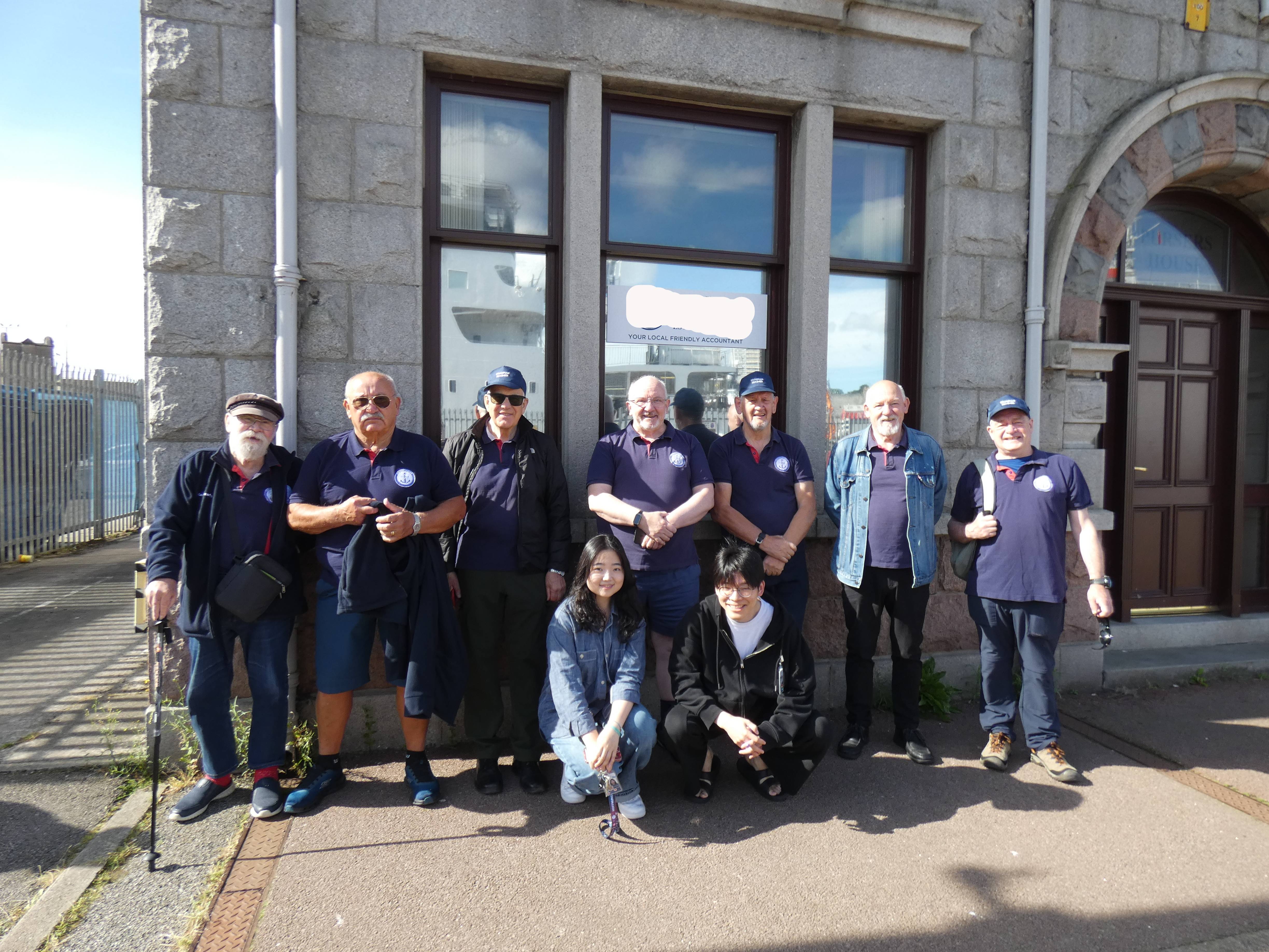 Grampian SeaShed members visiting MV Logos Hope Grampian SeaShed members visiting MV Logos Hope