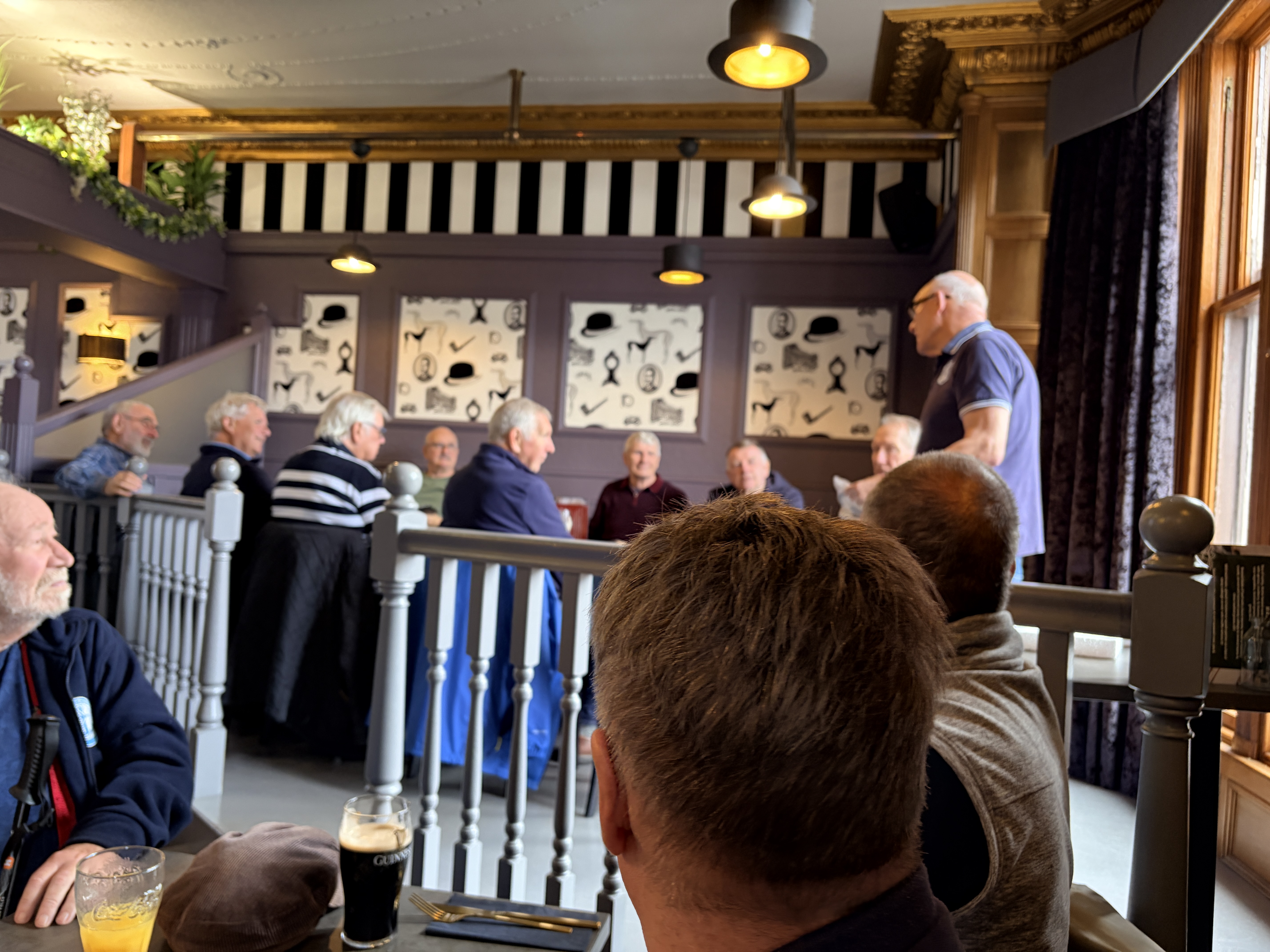 Pétanque - Grampian SeaShed and Stonehaven Men's Shed enjoying food!