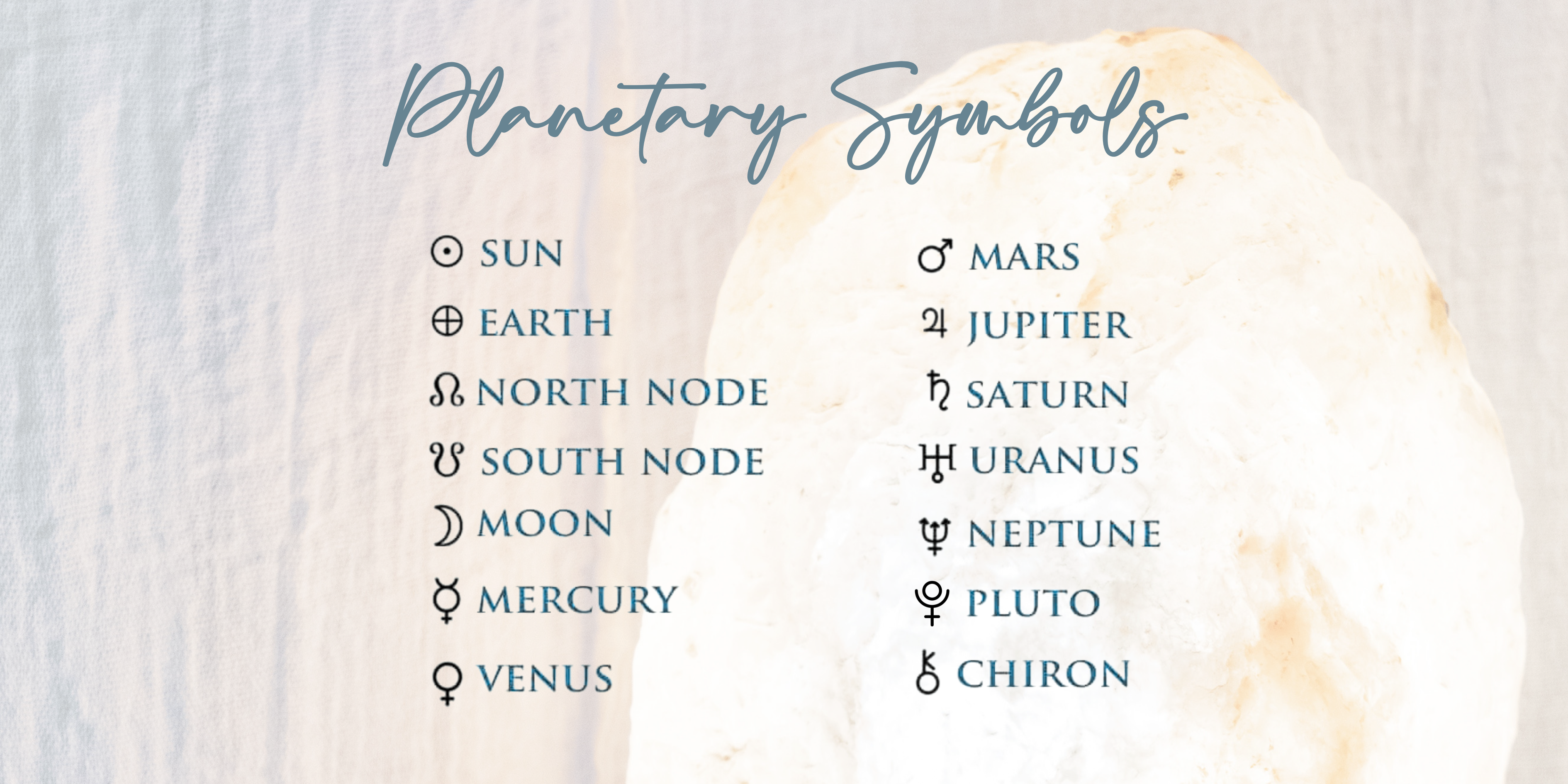 Human Design Planetary Symbols