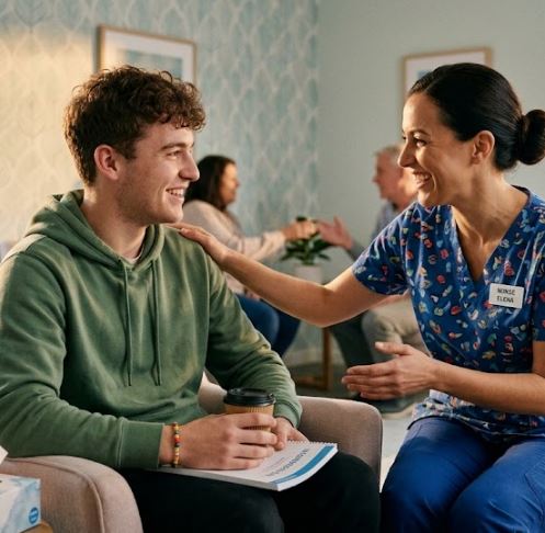 Adults referred by hospitals