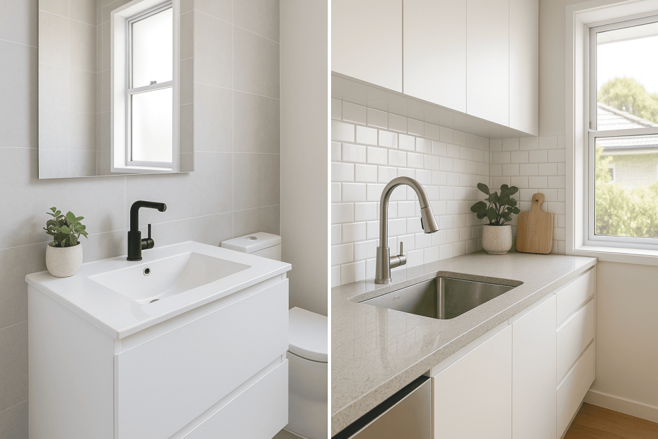 Kitchen and bathroom renovations