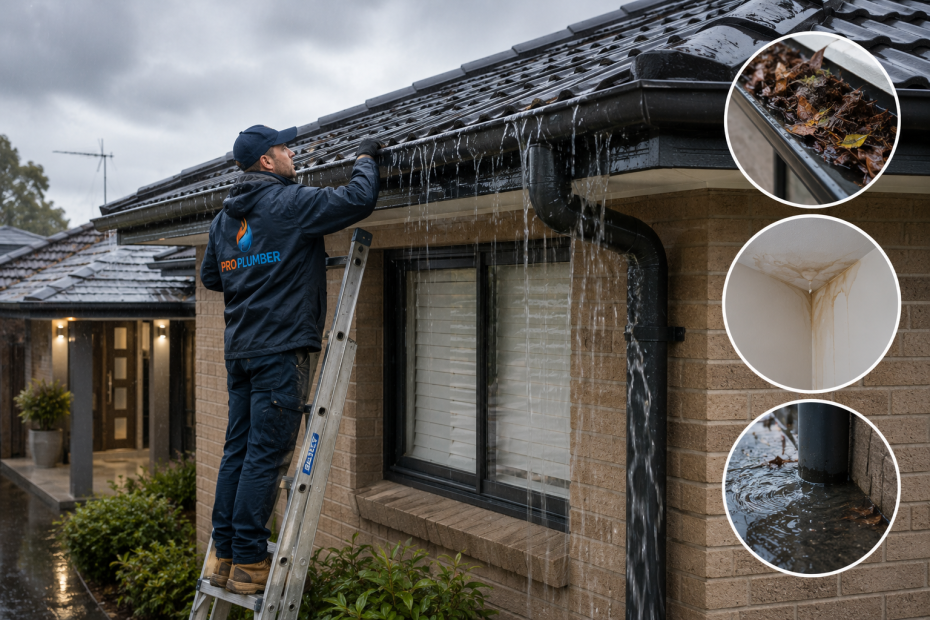 Roof and gutter plumbing