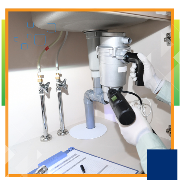 Technician performing precise leak detection in San Clemente, CA