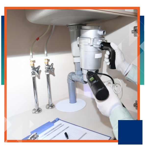 Technician performing precise leak detection in San Clemente, CA