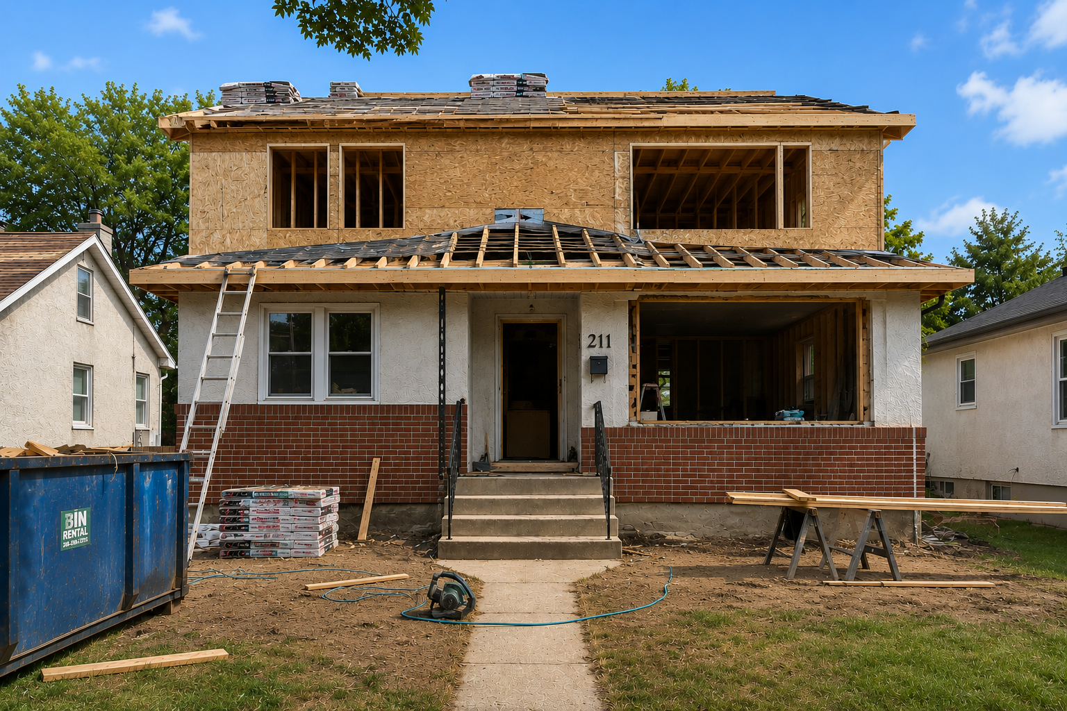 Maple Ave Second Storey — during