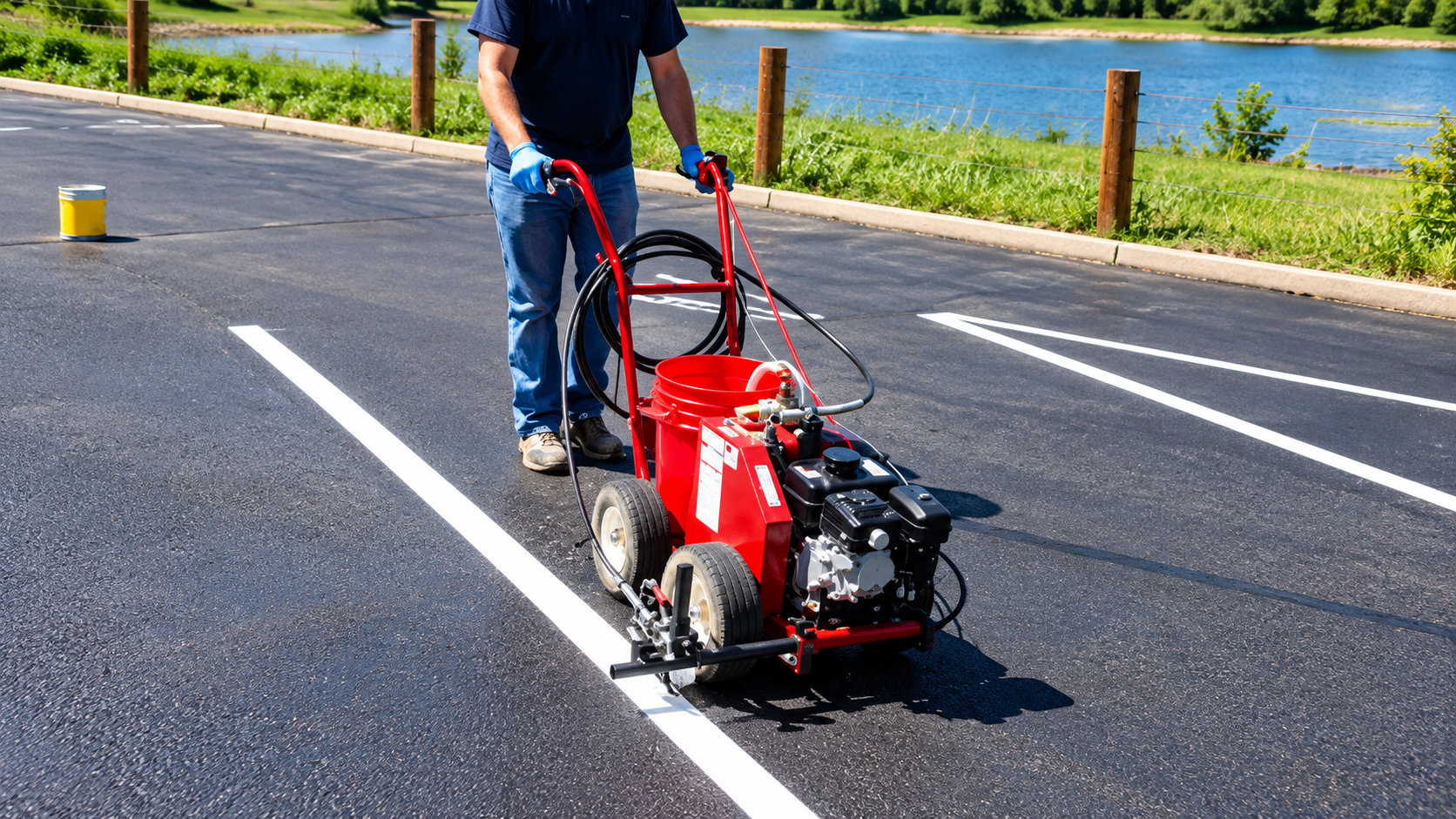 Asphalt Striping in Boise