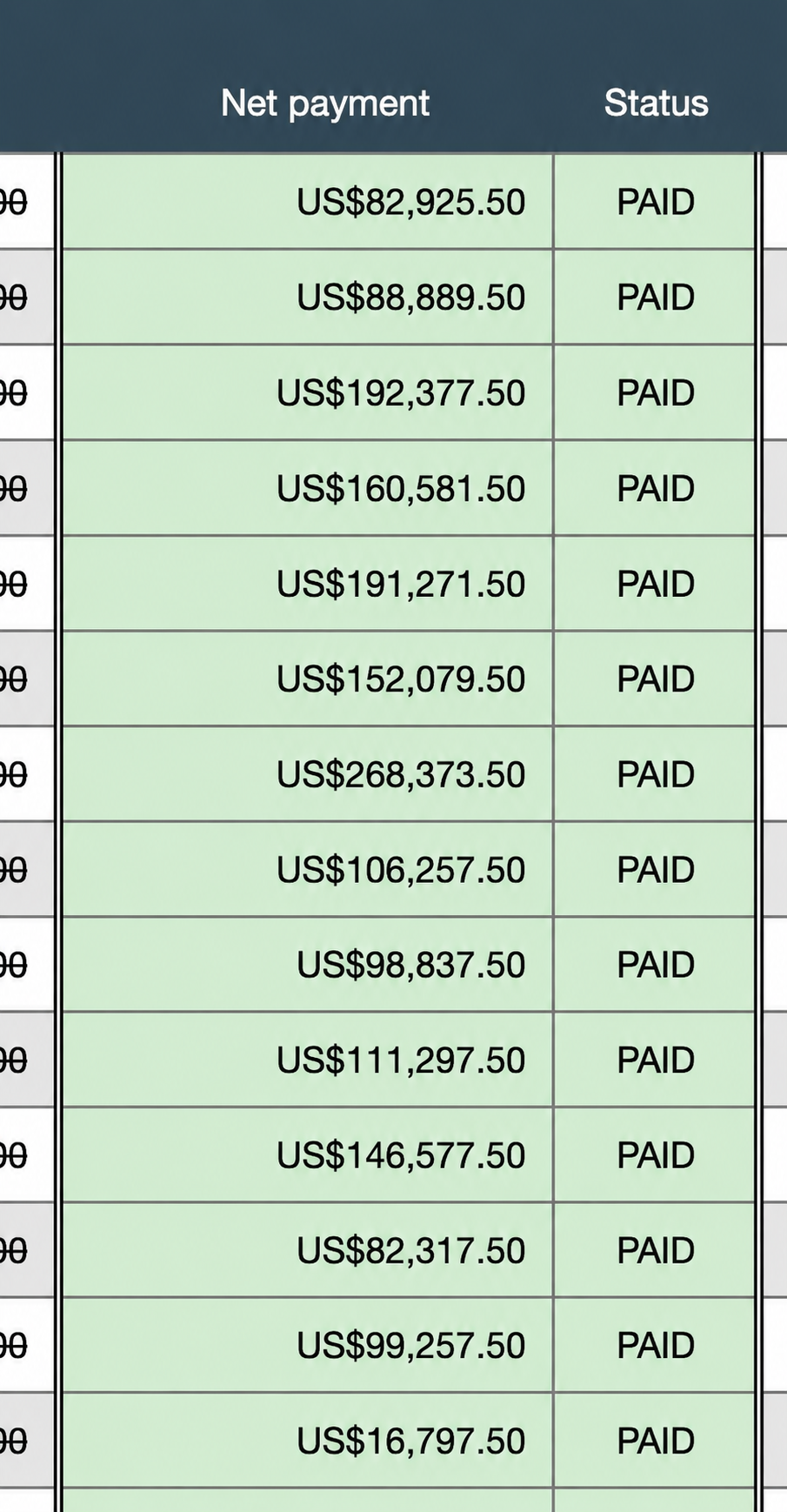 Student proof screenshot