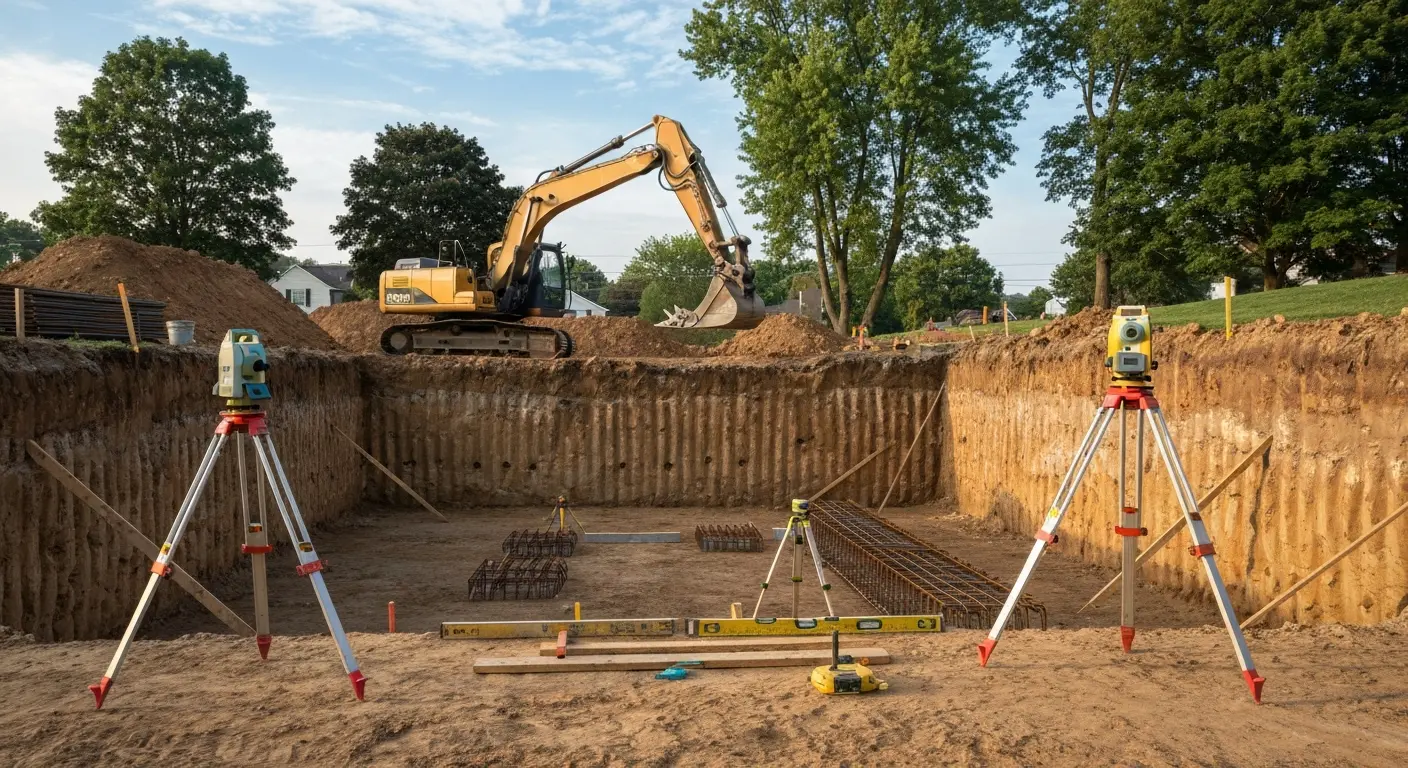 Basement excavation in Fredonia