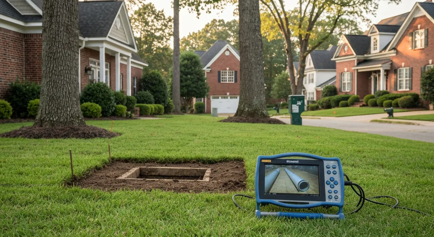 Sewer line repair verification