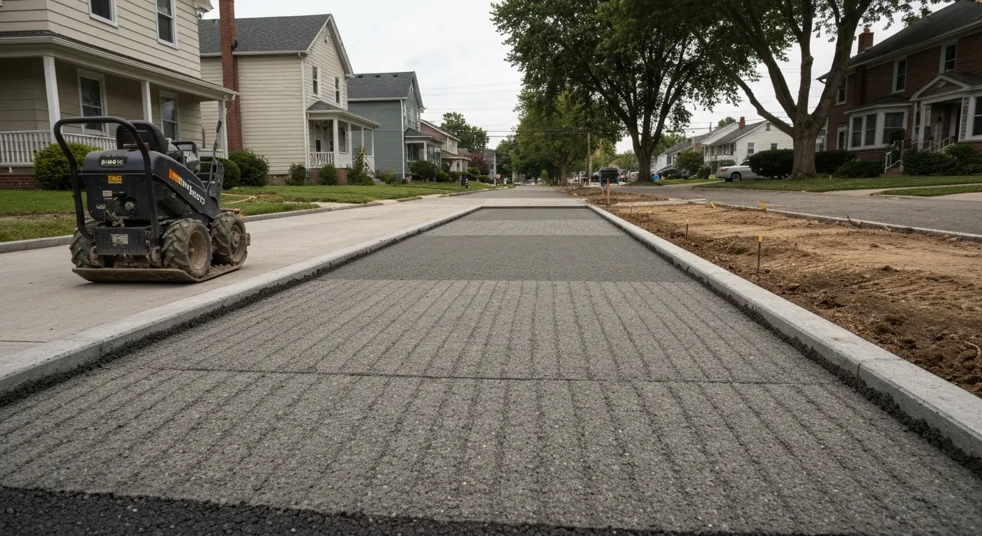 Driveway installation
