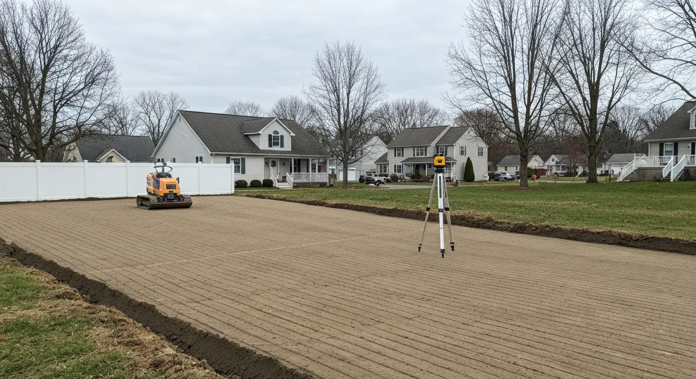 Driveway grading and excavation