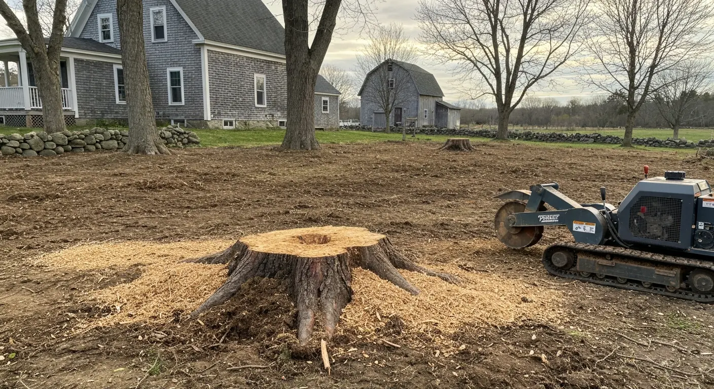 Stump grinding