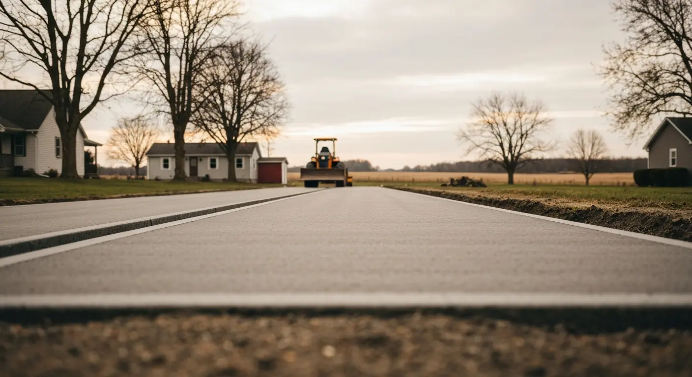 Driveway installation and site prep