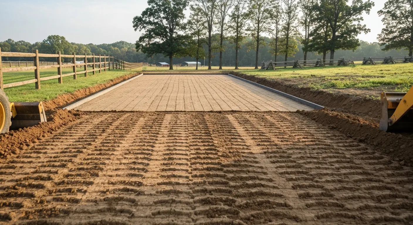 Driveway excavation and base prep