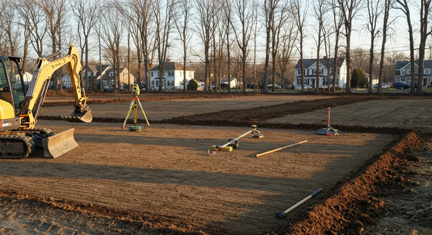 Residential lot clearing in Franklin PA