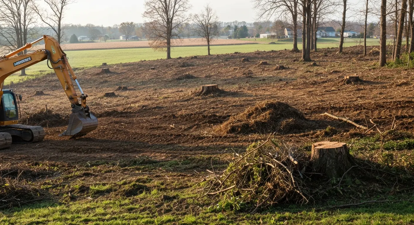 Land clearing and site prep
