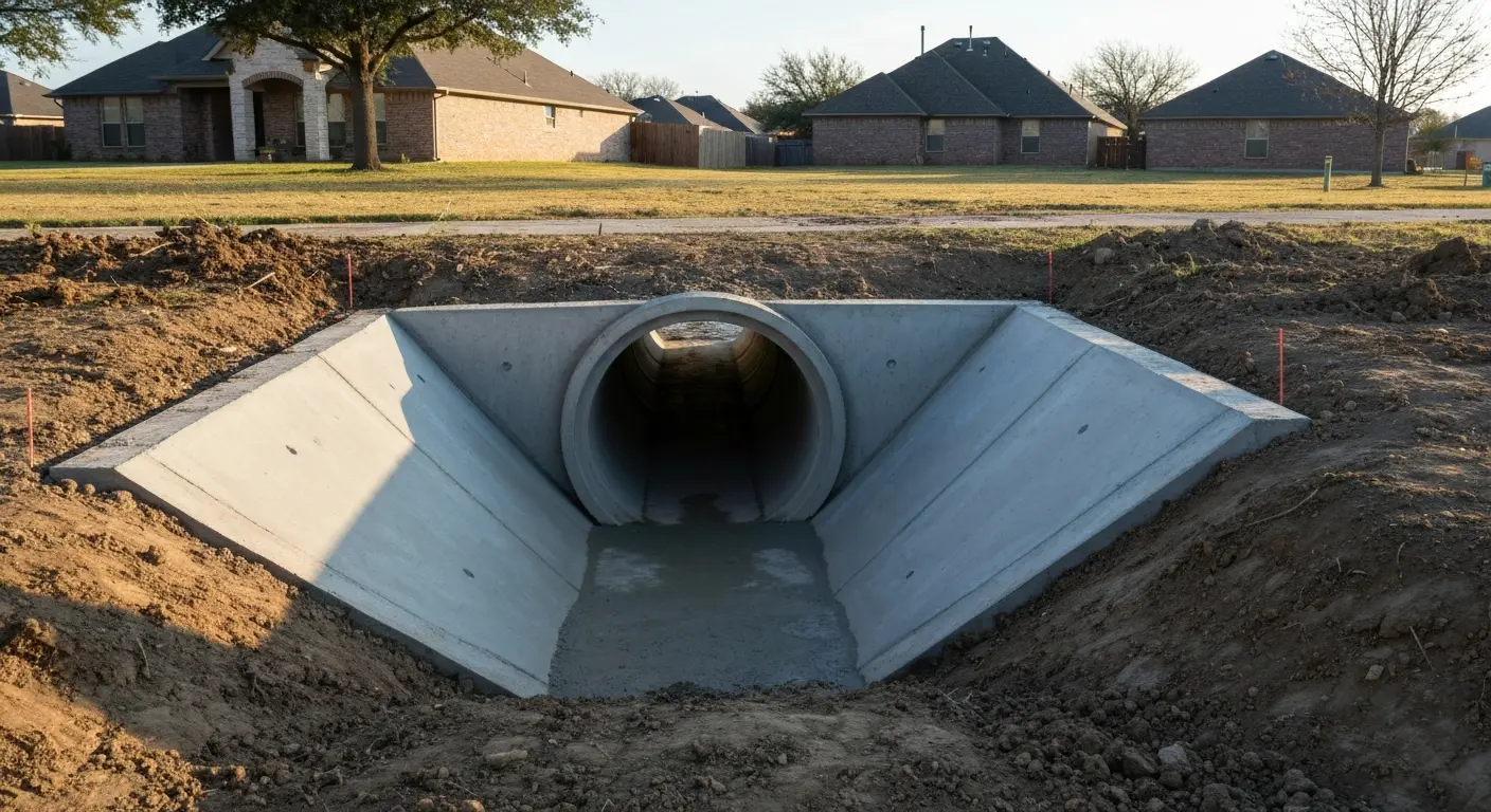 Culvert and drainage