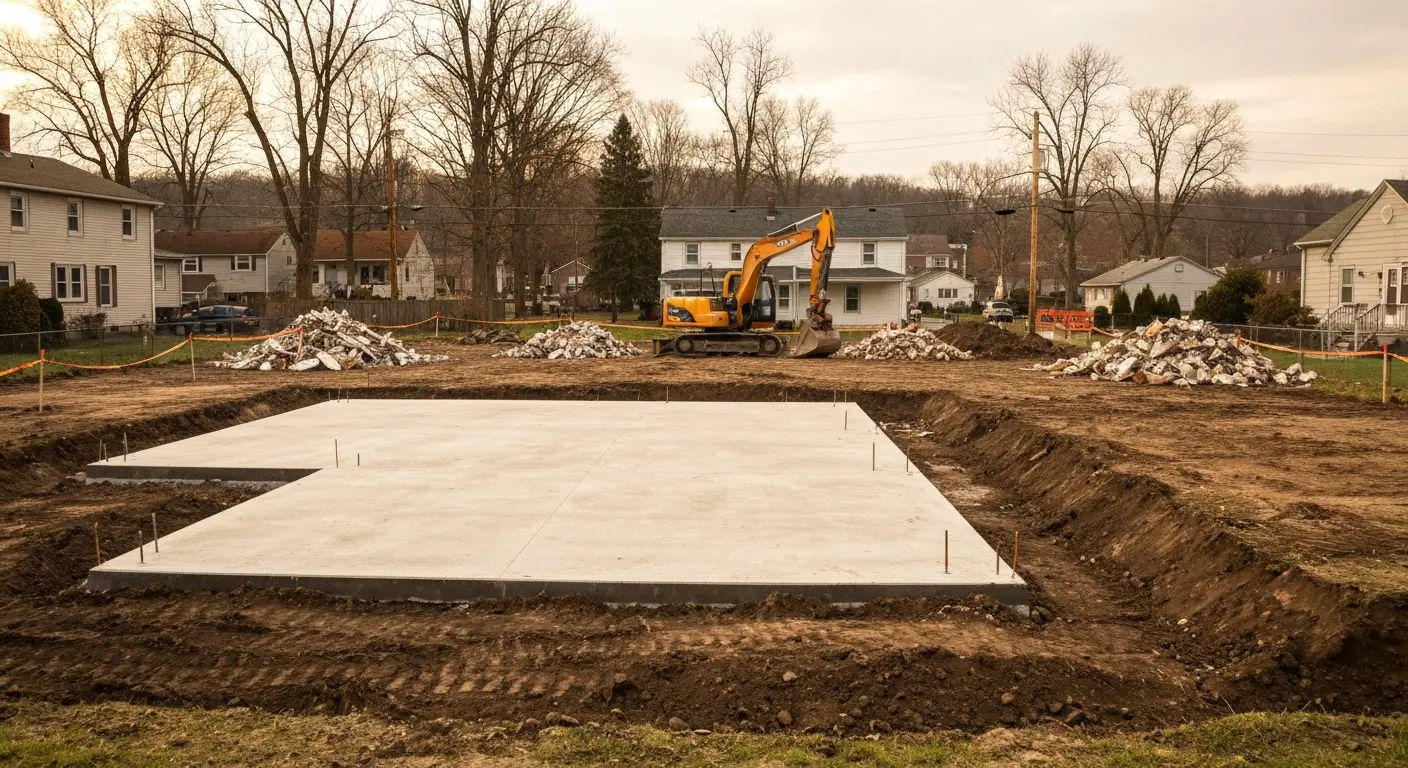 Residential demolition project